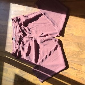 NWOT Express High Rise Ankle Paperbag Pants